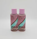 Set of 2 Cinn-a-Drizzle Fragrance Body Mist Sprays 8.4 oz - Pink
