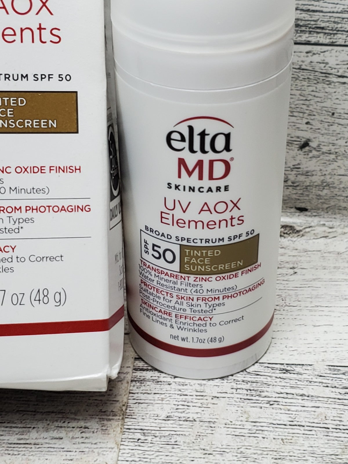 EltaMD UV AOX Elements Tinted Mineral Sunscreen SPF 50 - Face Lotion 1.7oz