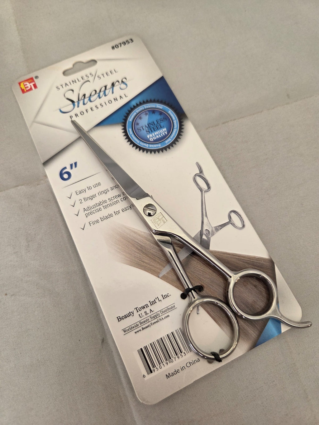 Hair Cutting Scissors Stainless Steel 5.5-7.5 Inch Professional Barber Shears