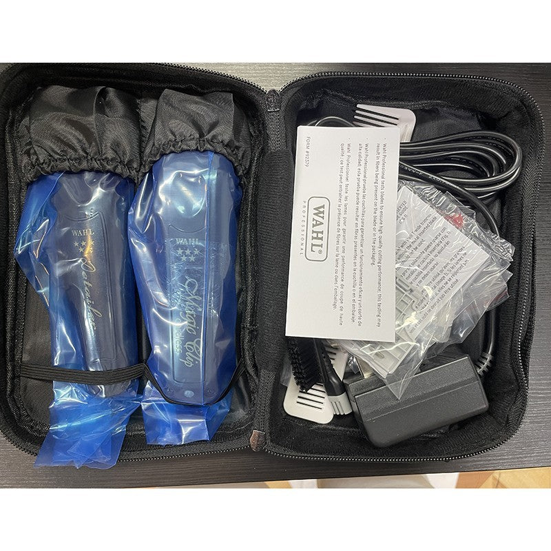 Cordless Barber Clipper & Detailer Trimmer Set - Black Magic Clip 3025397