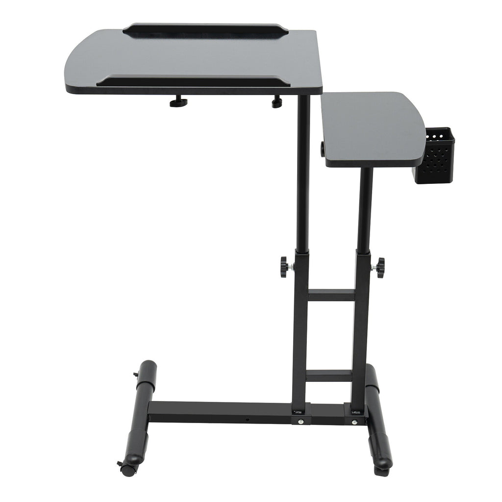 Portable Tattoo Work Station with Adjustable Height and Double Workbenches