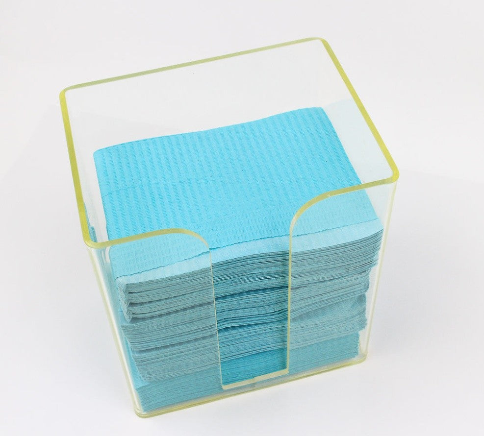 Disposable Bib/Towel Dispenser Holder for Medical, Tattoo & Spa