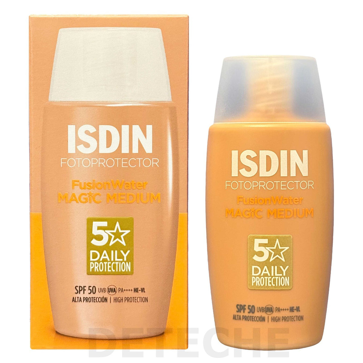 Water-Based Tinted Sunscreen SPF50 Medium for Face - Hydrating, Hypoallergenic, 50ml