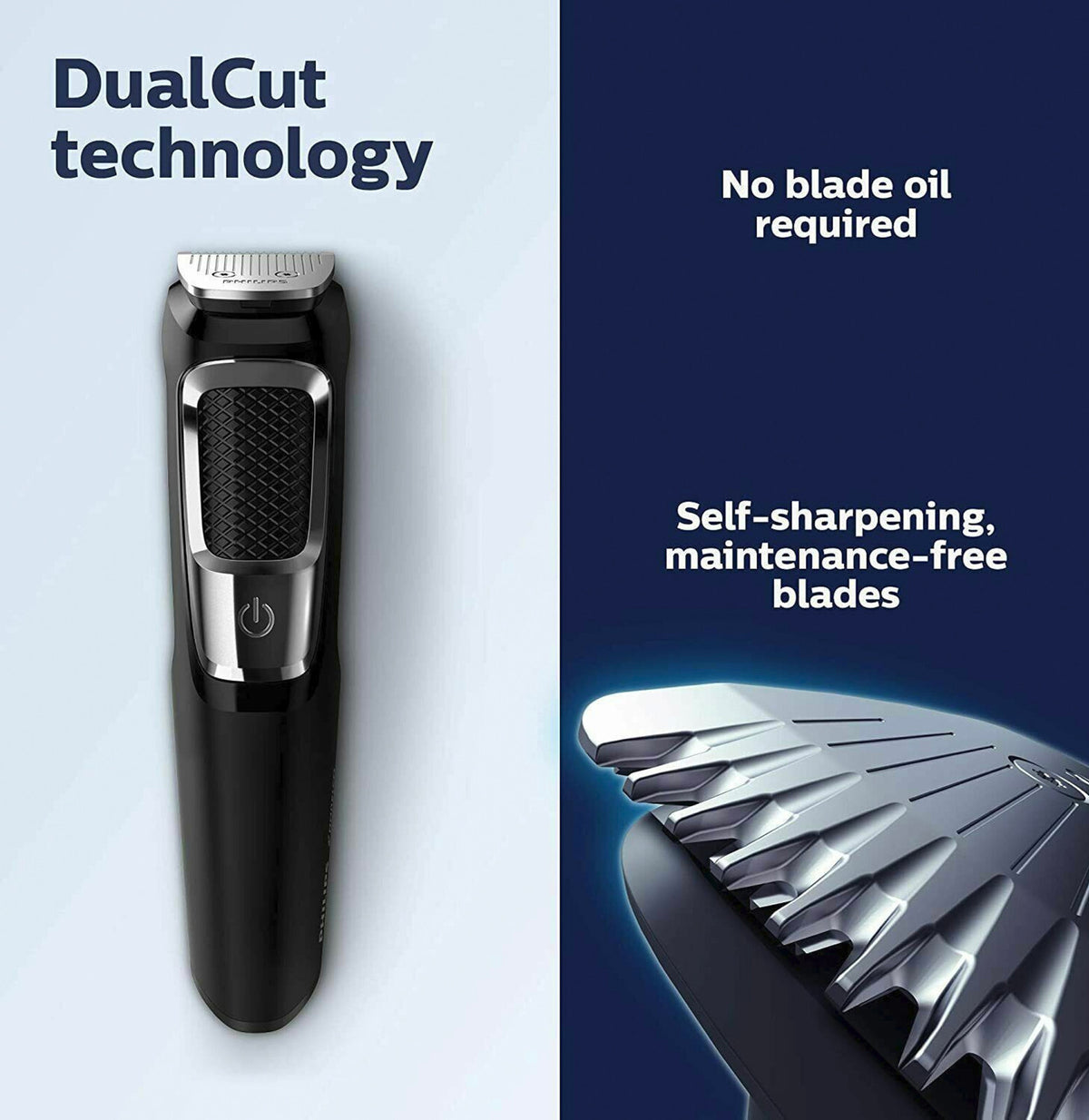 Multigroom Hair Clipper and Beard Trimmer with Nose & Ear Attachments