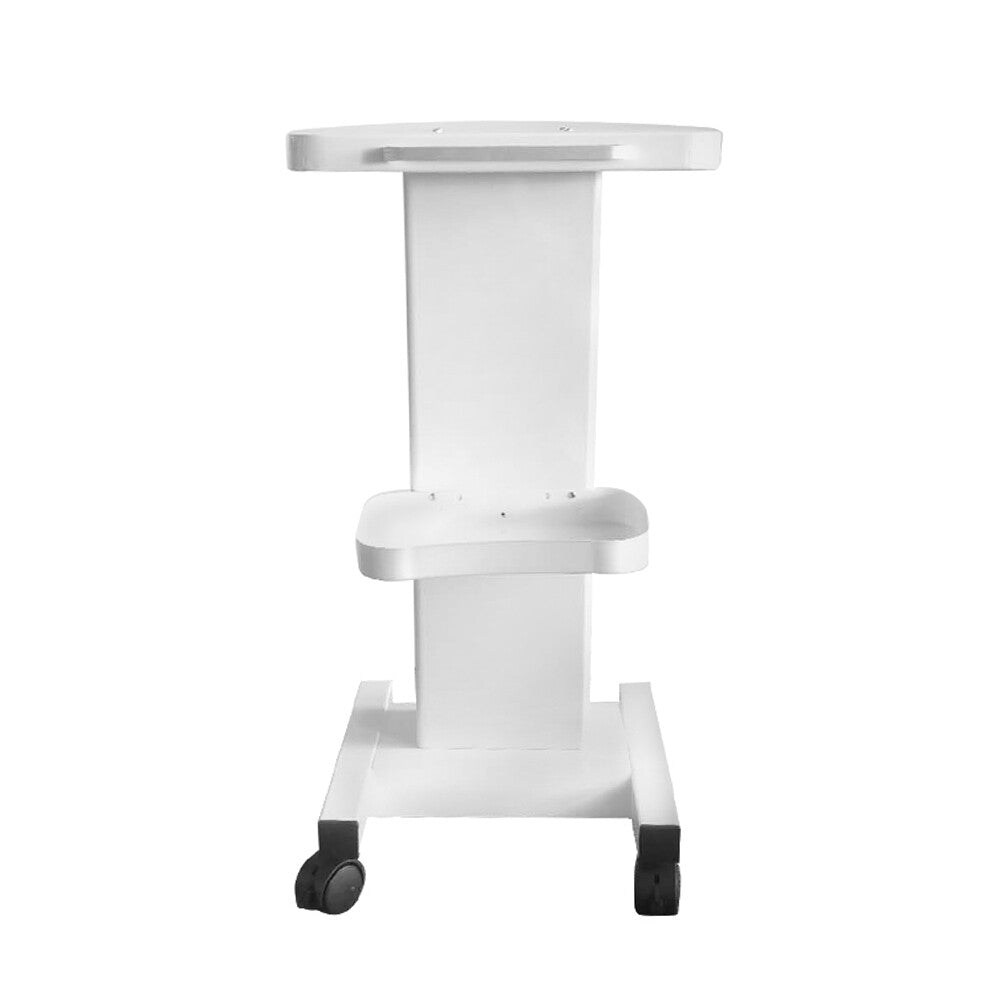 Mobile Beauty Instrument Cart with 4 Wheels and Brakes, Metal Storage Trolley
