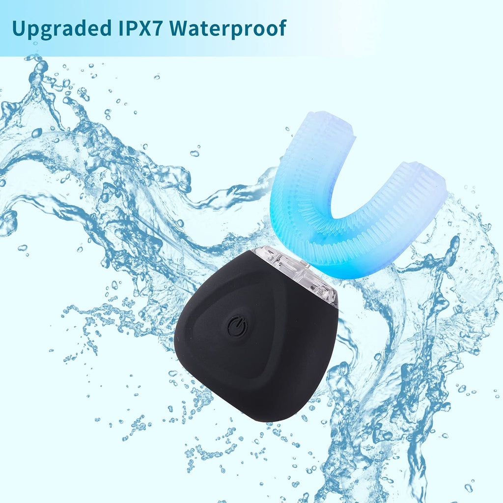 U-Shaped Ultrasonic Automatic Toothbrush with Whitening Blue Light