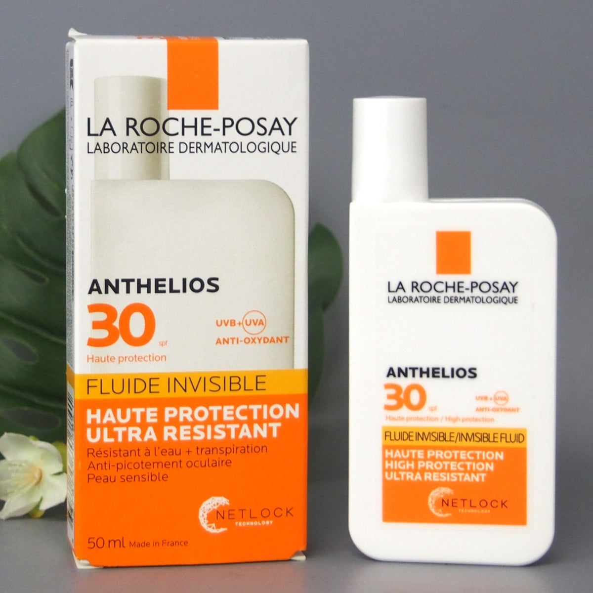 Sun Protection SPF 30 Invisible Fluid for Face 50ml - Water-Resistant & Dermatologically Tested