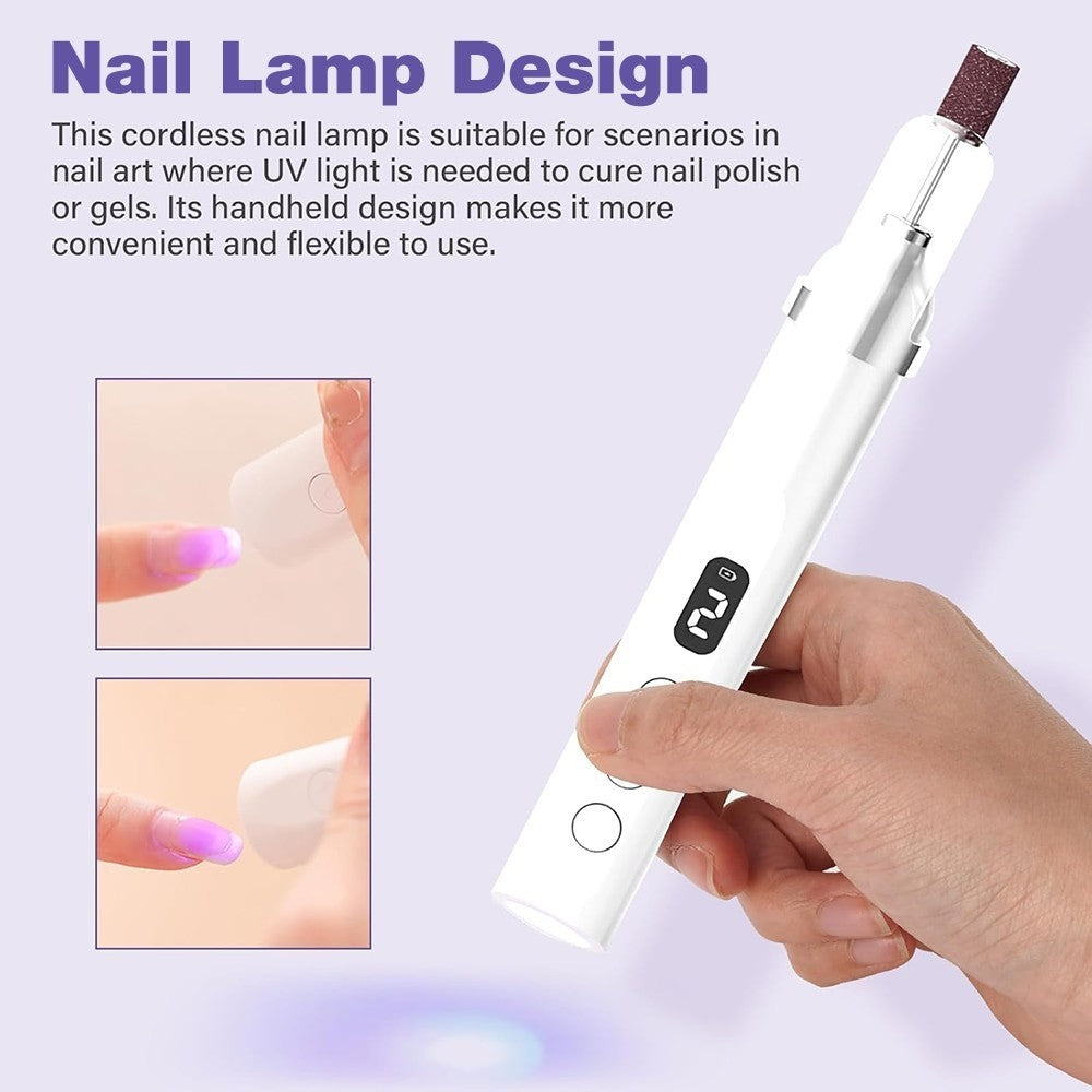 Self Toe Nail Grinder for Thick Toenails Set Manicure Pedicure Tool