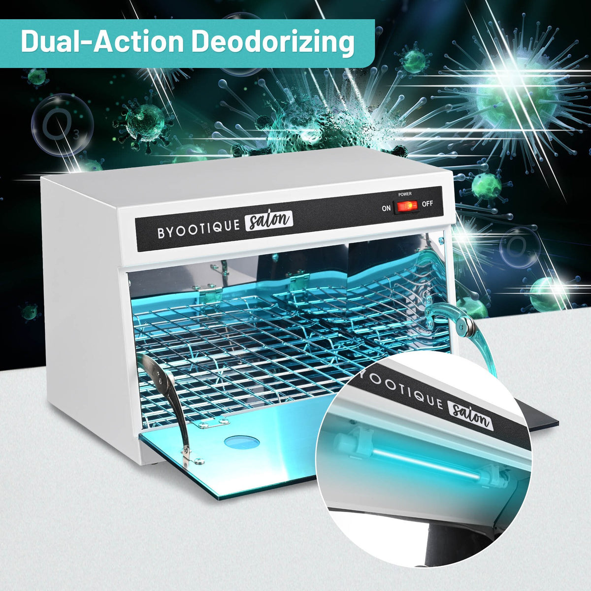 UV Sterilizer Cabinet for Nail Tools Towels Makeup Brushes Home Use