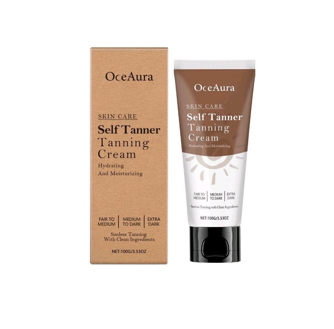 Body Tanning Cream - Moisturizing Self Tanner with Shea for Bronzing