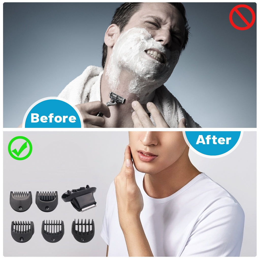 Beard Trimmer Attachment for Series 5 6 7 Electric Razors - Compatibility & Foil Screen