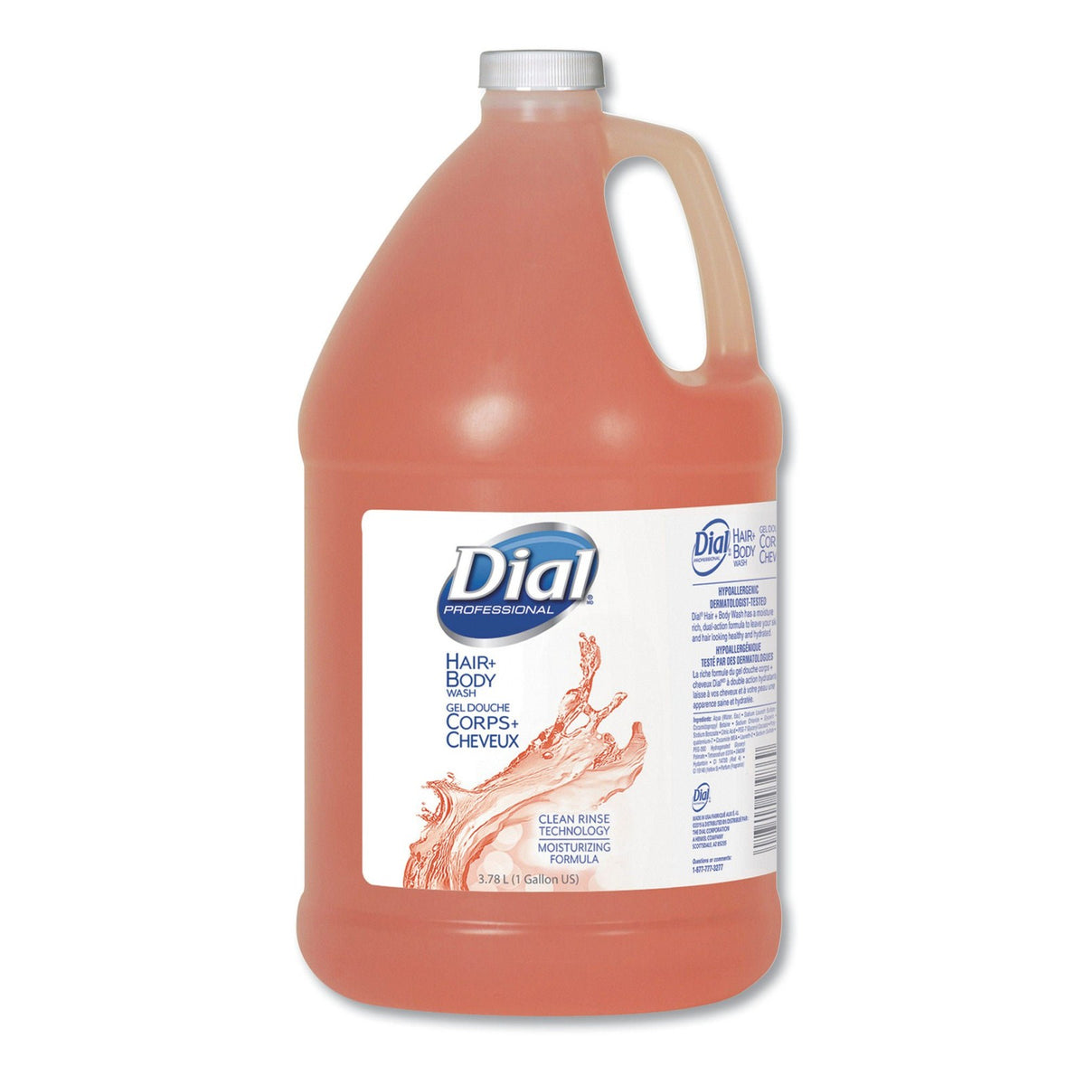 Professional Peach Scent Shampoo & Body Wash 1 Gal | Hypoallergenic, pH-Balanced