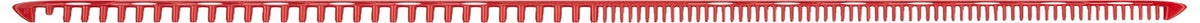 Fine Tooth Cutting Comb - Red Hair Styling Tool for Hairdressers