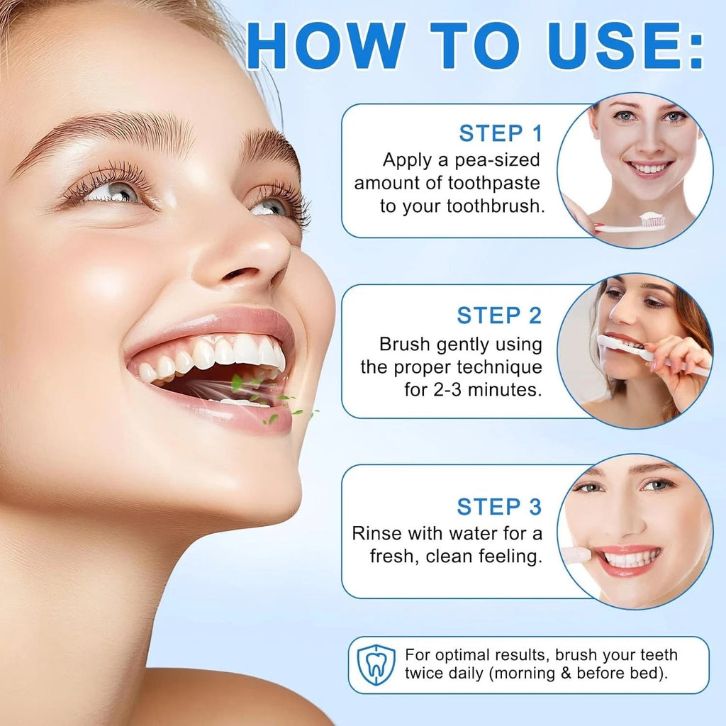 Nano Hydroxyapatite Toothpaste for Enamel Repair & Sensitivity Relief - 4.23 Oz