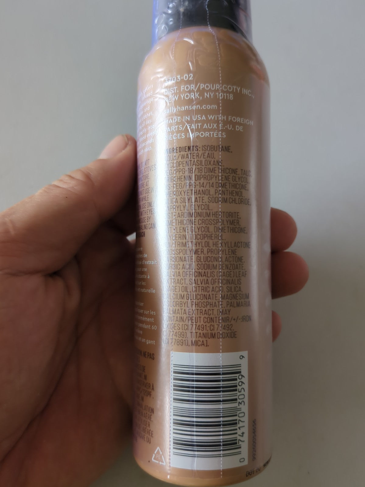 Sally Hansen Airbrush Legs Medium Glow Spray-On Leg Makeup 4.4oz