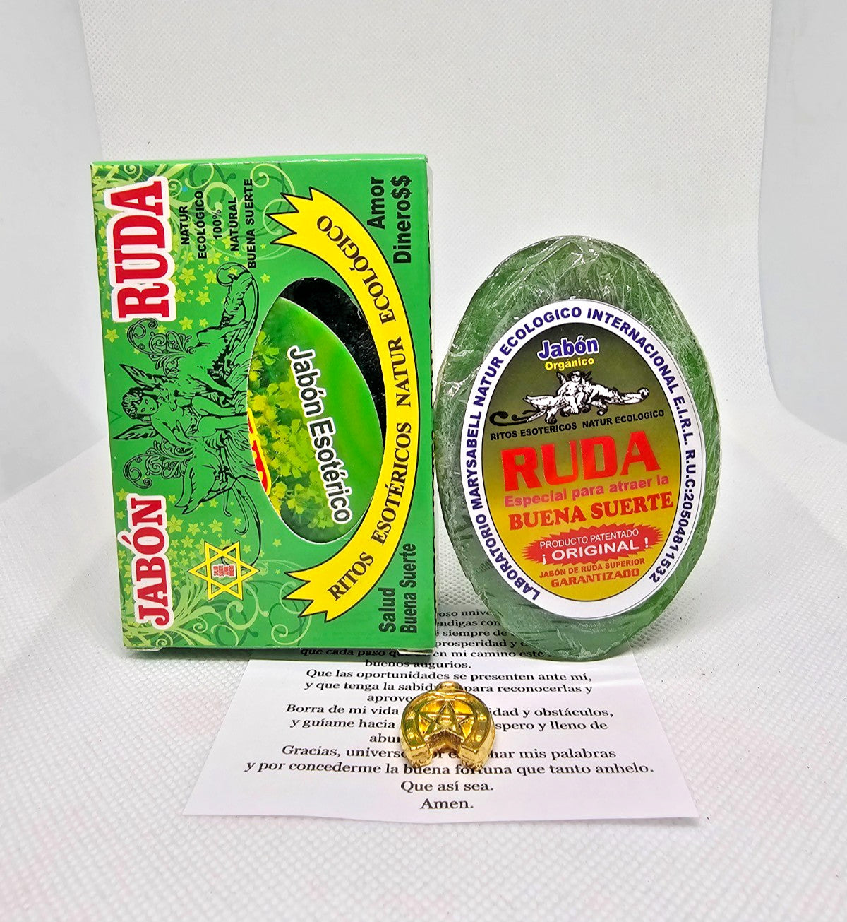 Rue Soap for Good Luck and Prosperity - Natural Cleansing Bar