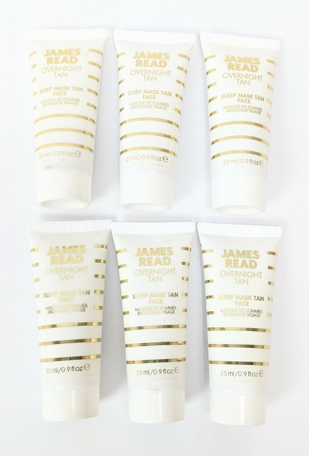 Self Tanning Face Mask Set of 6 - Gradual Sun-Kissed Glow, Hydrating & Clear