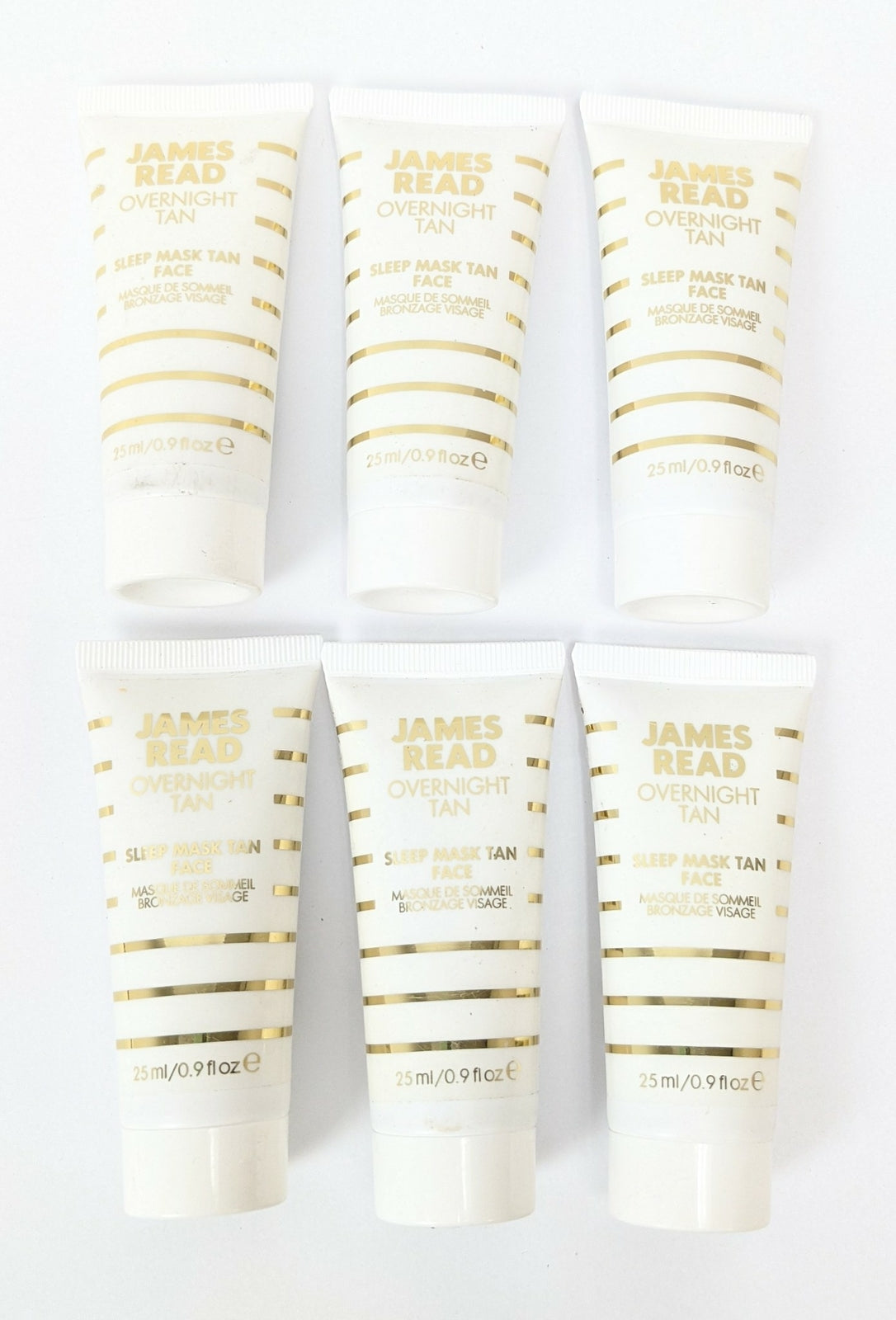 Self Tanning Face Mask Set of 6 - Gradual Sun-Kissed Glow, Hydrating & Clear