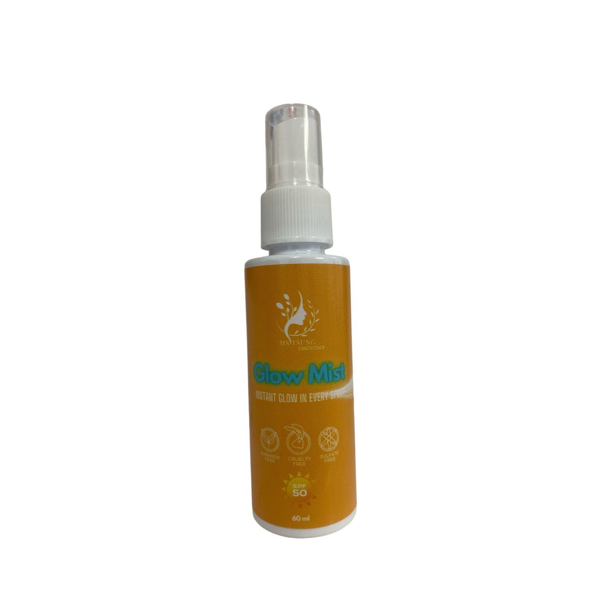 SPF 50 Glow Mist with Sun Protection and Hydrating Ingredients - 60ml