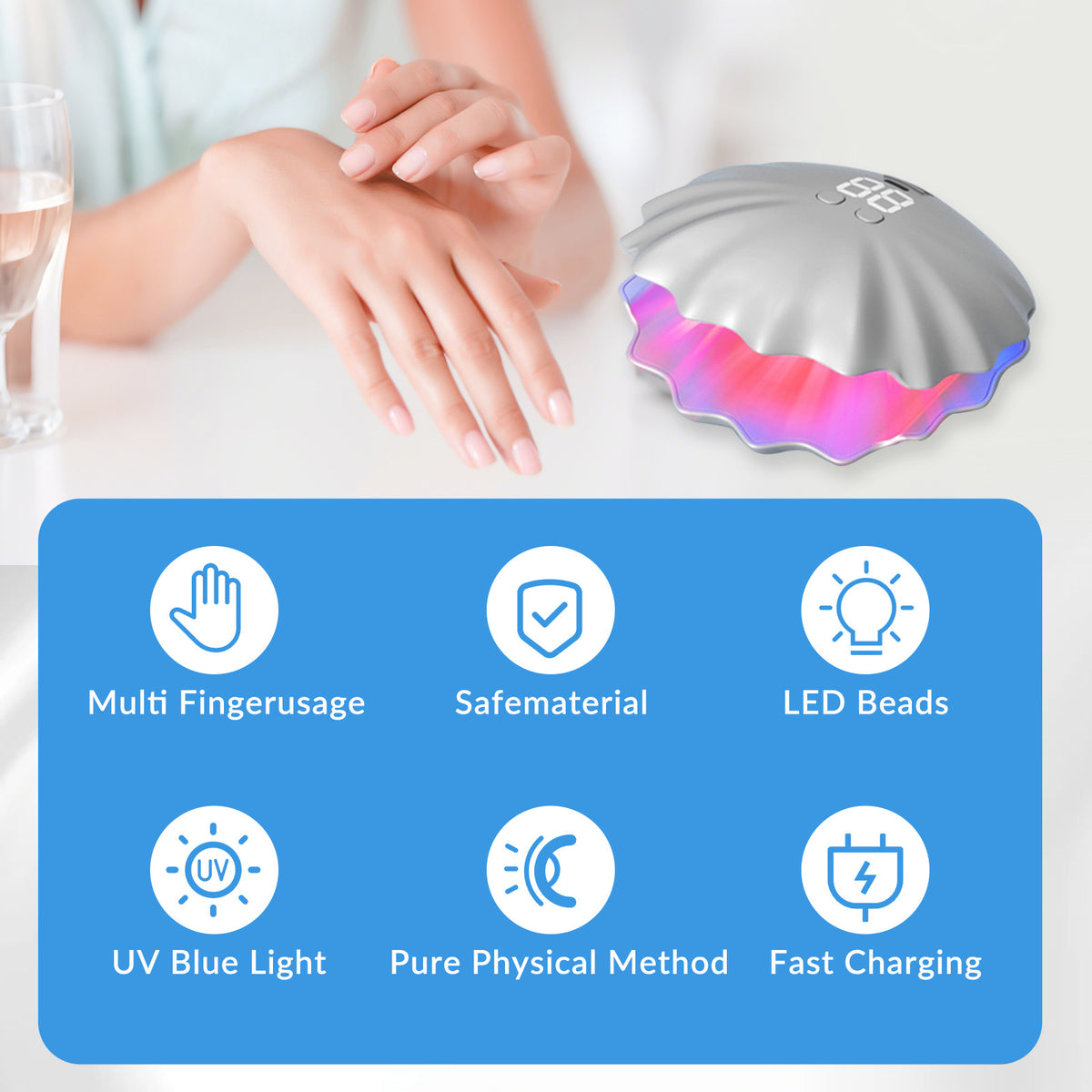Nail Fungus Laser Treatment Device for Toenail & Fingernail Care