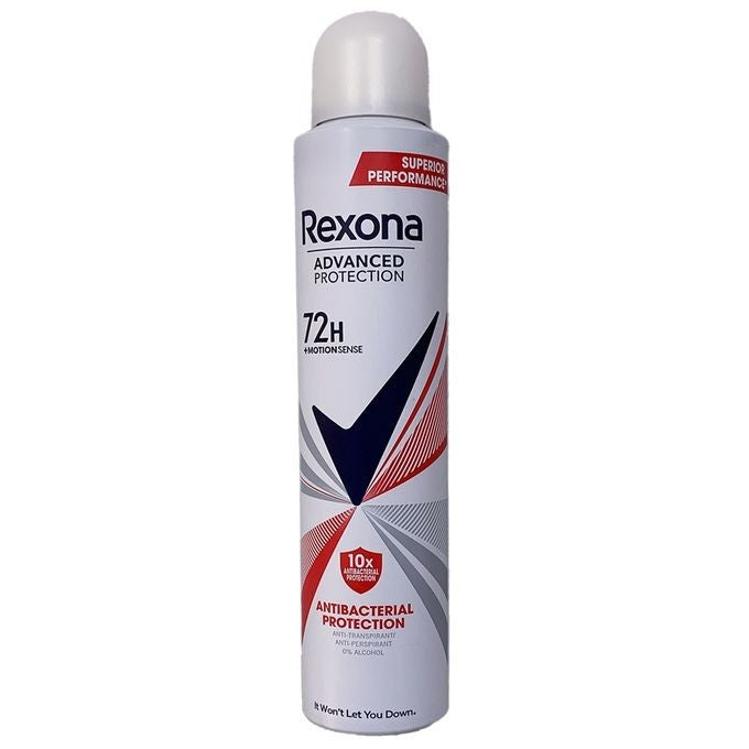 Rexona Antibacterial Protection Deodorant Spray 200ml - 72H Stay Fresh
