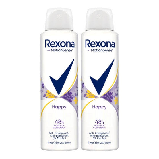 Rexona Anti-Perspirant Spray 2 Pack - Fresh Long-Lasting Confidence