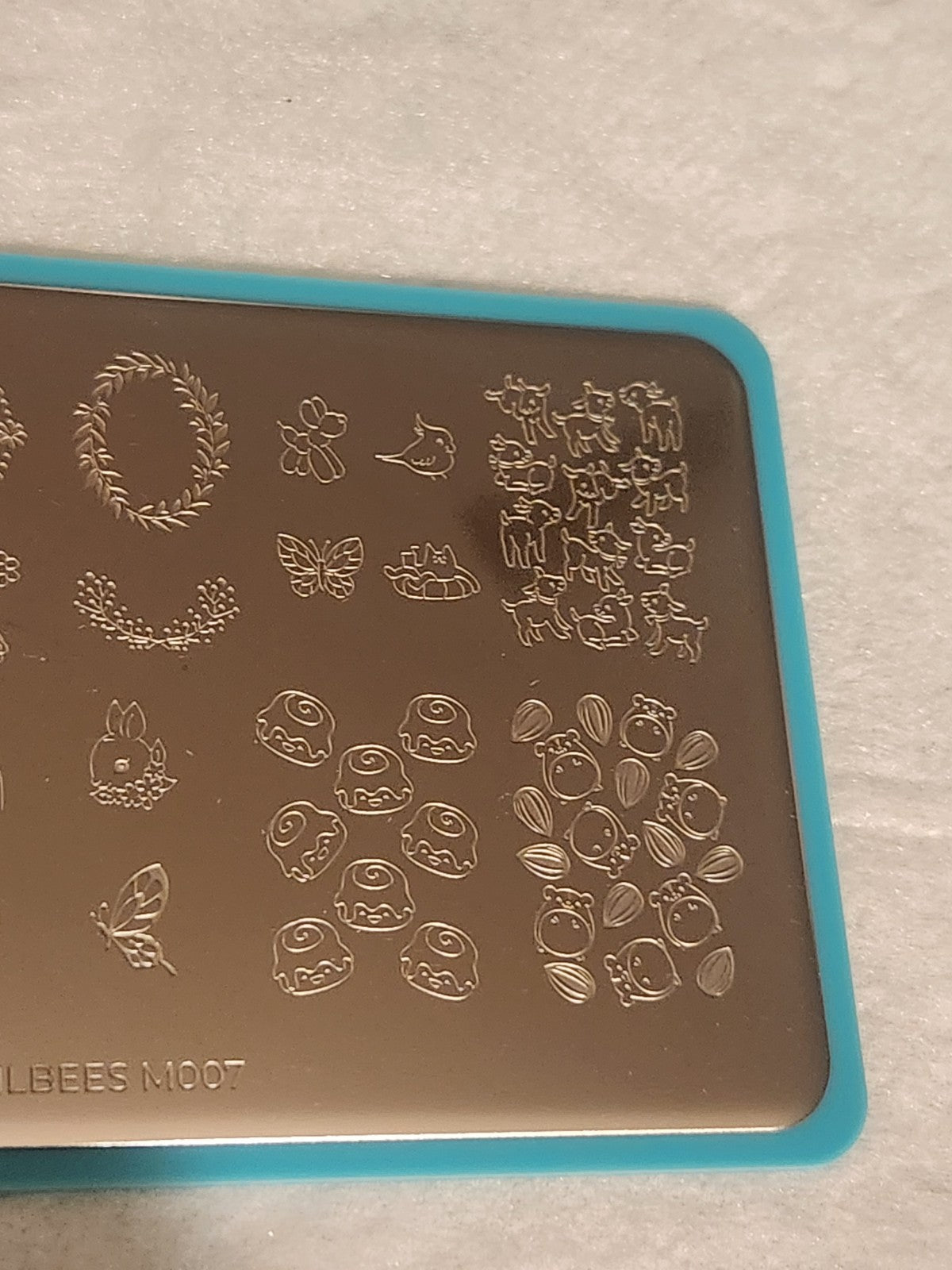 Maniology Nail Stamping Plate M007 for Nail Art Design