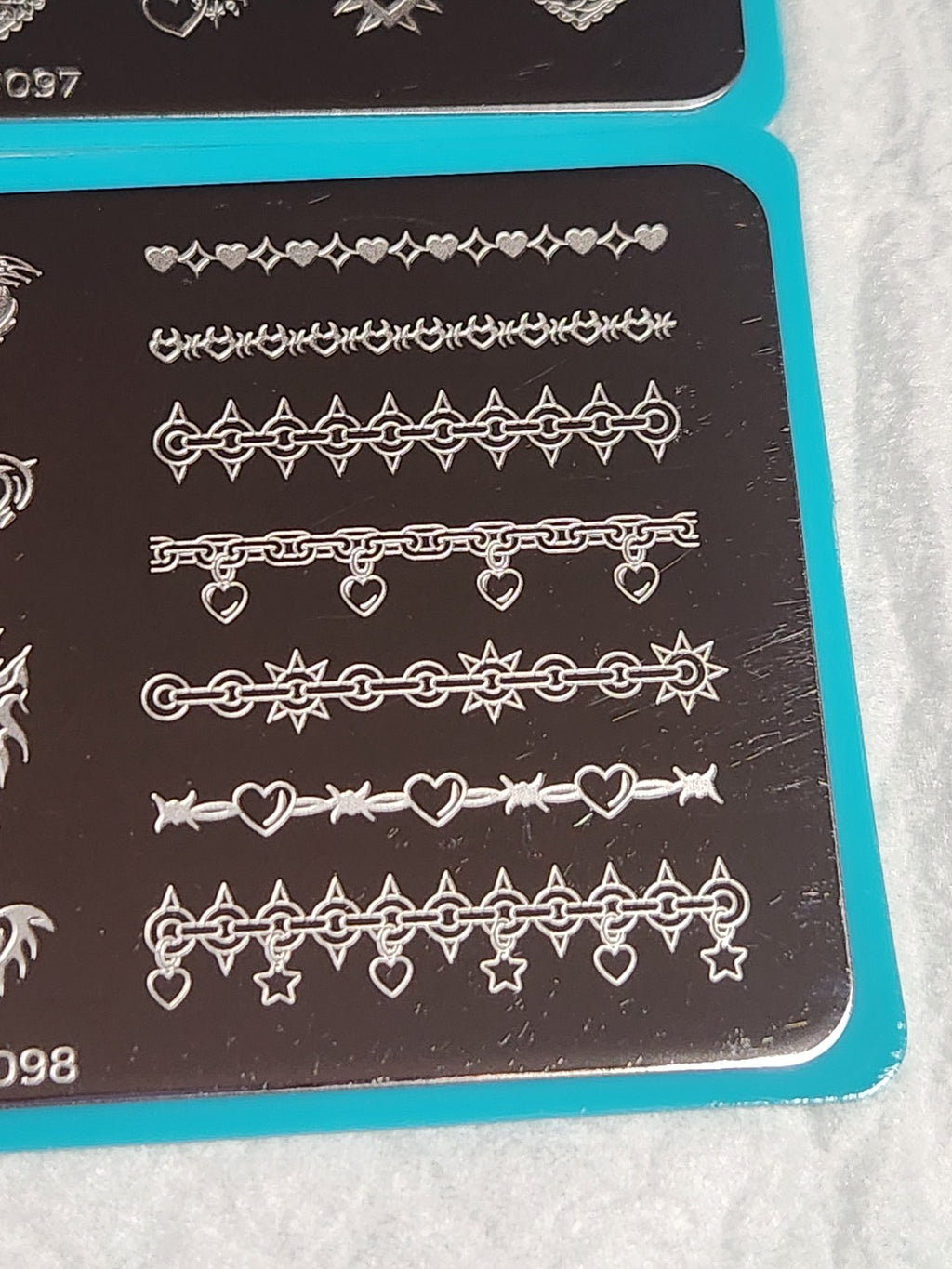 Nail Stamping Plate Set for Nail Art - Maniology Mani X Me MXM097 & MXM098