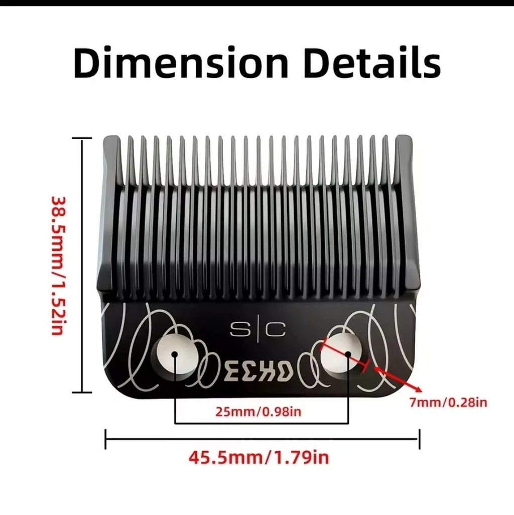 Professional DLC-Coated Fixed Blade & Shallow Tooth Cutter Set for Clipper Maintenance