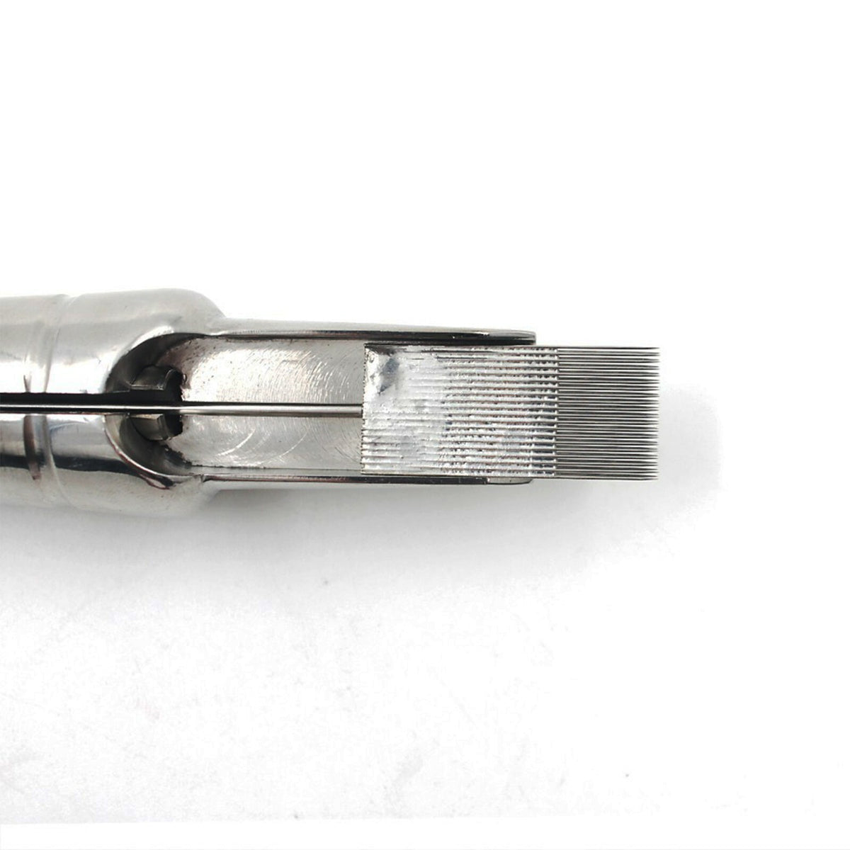 304 Stainless Steel Tattoo Shovel Grip - Flat Magnum Tip with Back Stem