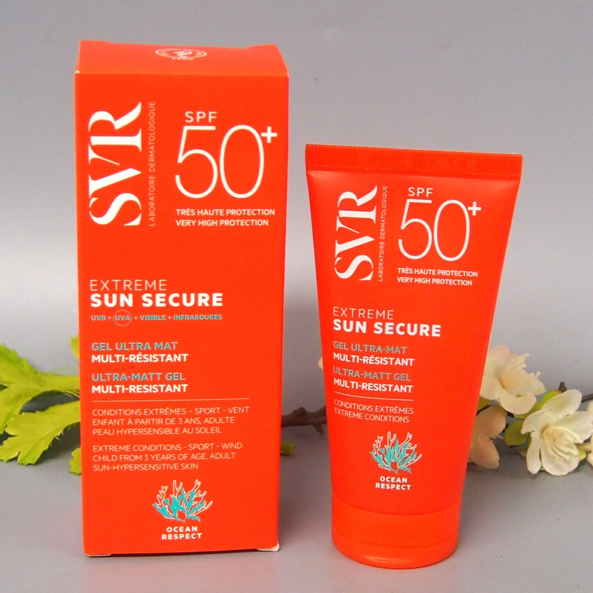 SVR Sun Secure Extreme SPF50+ Ultra-Matt Gel 50ml - High Resistance Sun Protection