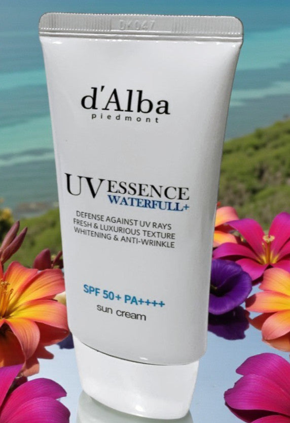 D'Alba Vegan Waterfull Sun Cream SPF50+ PA++++ Anti-Aging & Brightening Moisturizer