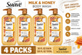 Moisturizing Body Wash Set with Glycerin & Vitamin E - 4 Pack, 30 Fl Oz Each