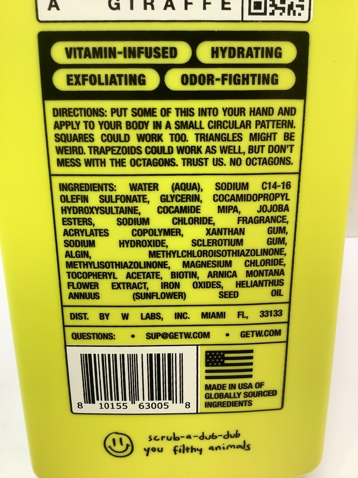Vitamin Infused Body Wash Pack - Original Scent 18oz 4 Pack