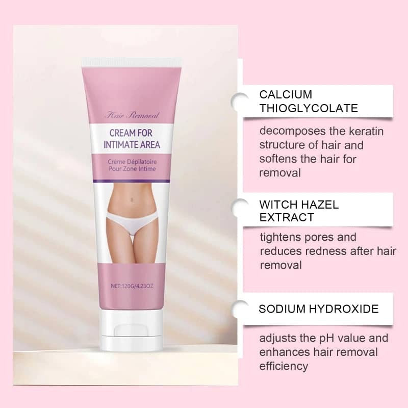 Gentle Intimate Hair Removal Cream for Girls and Women - 120g