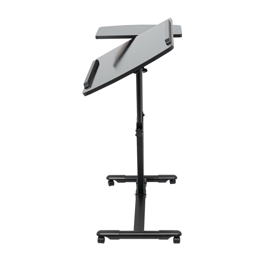 Mobile Tattoo Workstation Arm Rest with Rolling Stand – Double Countertops