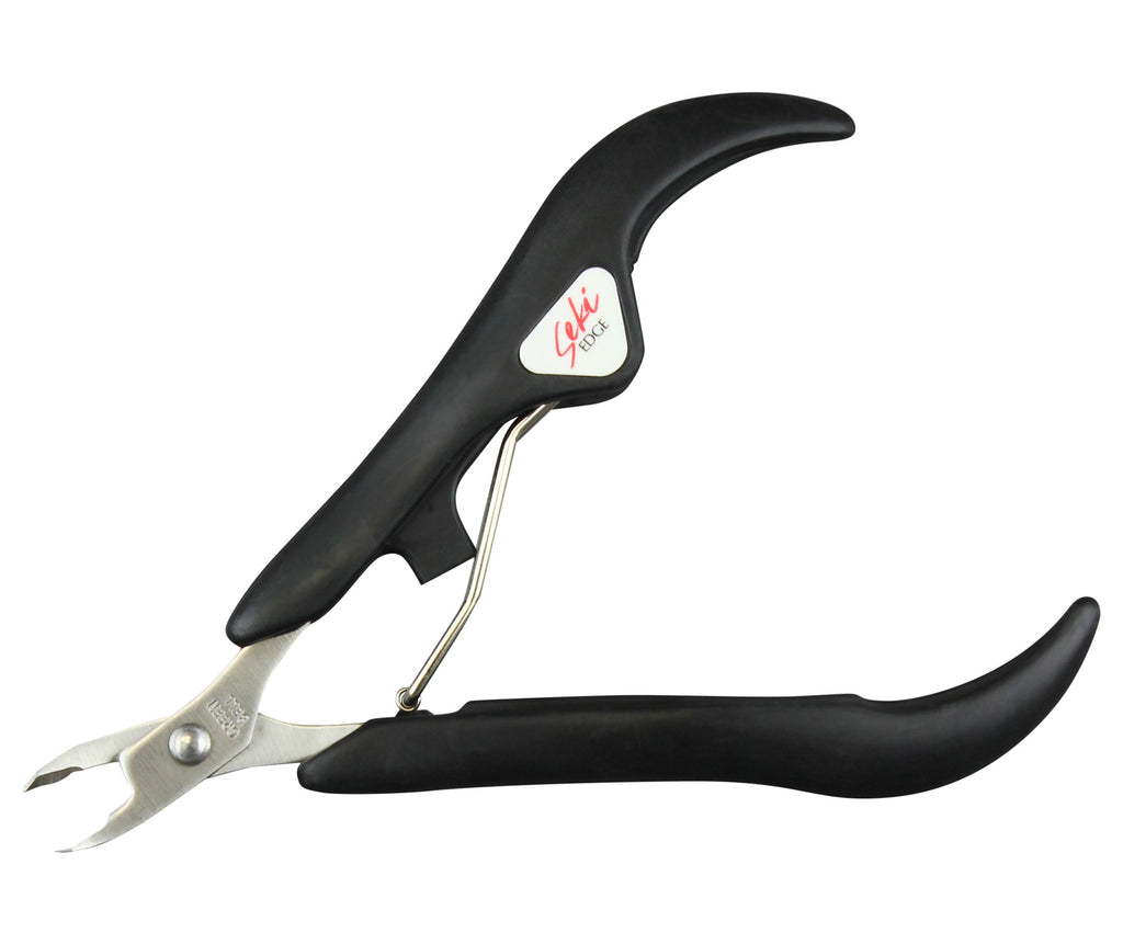 Seki Edge Flat Slant Tip Cuticle Nipper SS-301 for Precise Nail Care