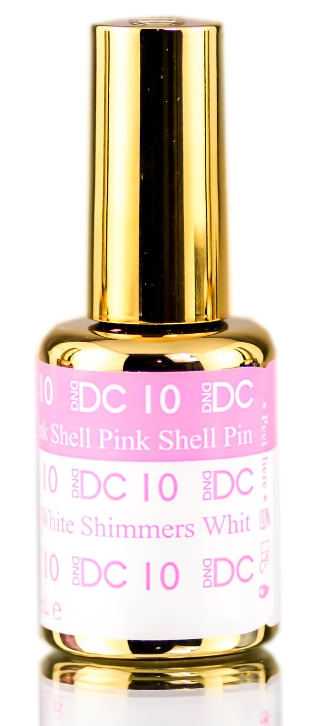 Color Changing Gel Nail Polish - Shell Pink to White Shimmers, Long-Lasting Mood Shift