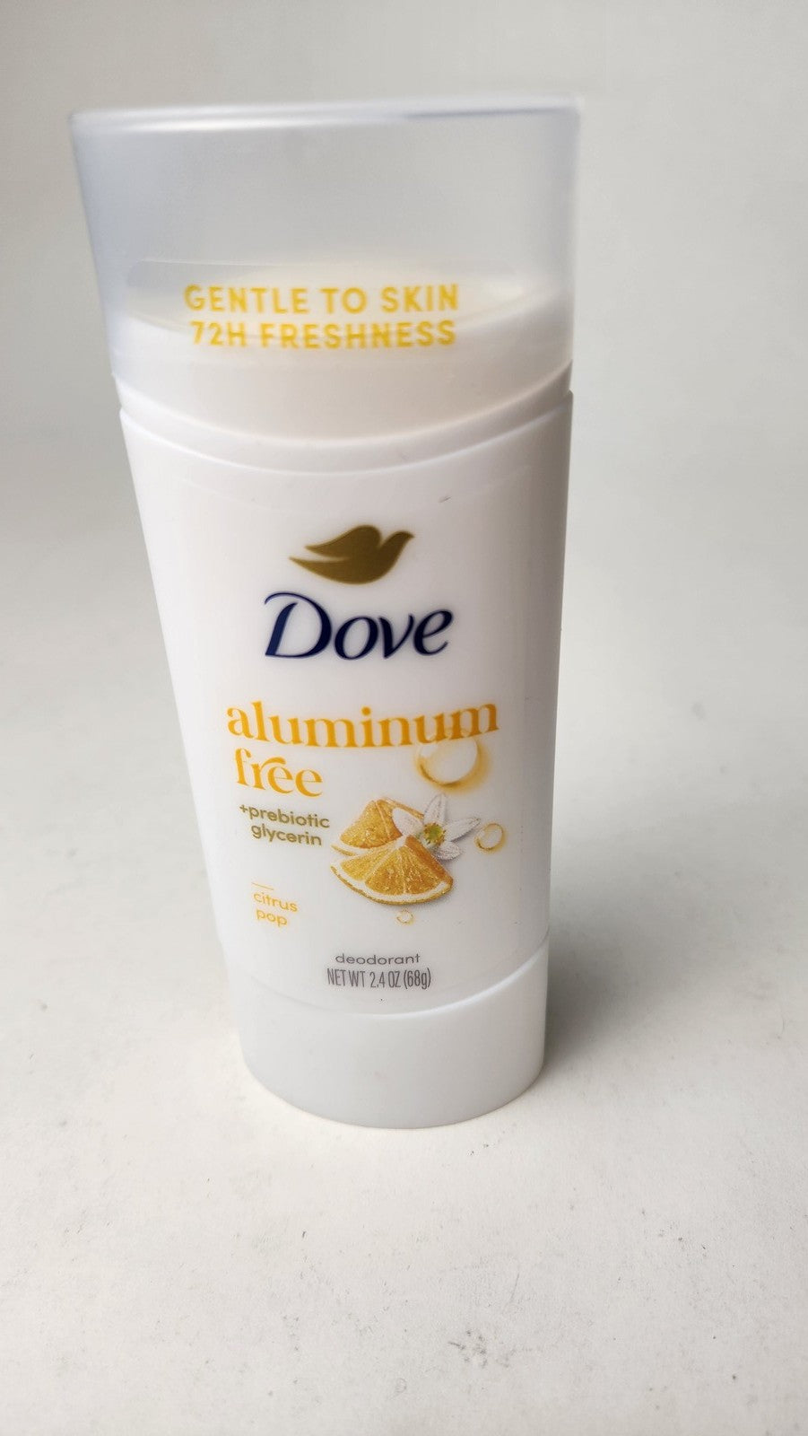 Aluminum-Free Citrus Deodorant Stick - 72H Freshness, Sensitive Skin