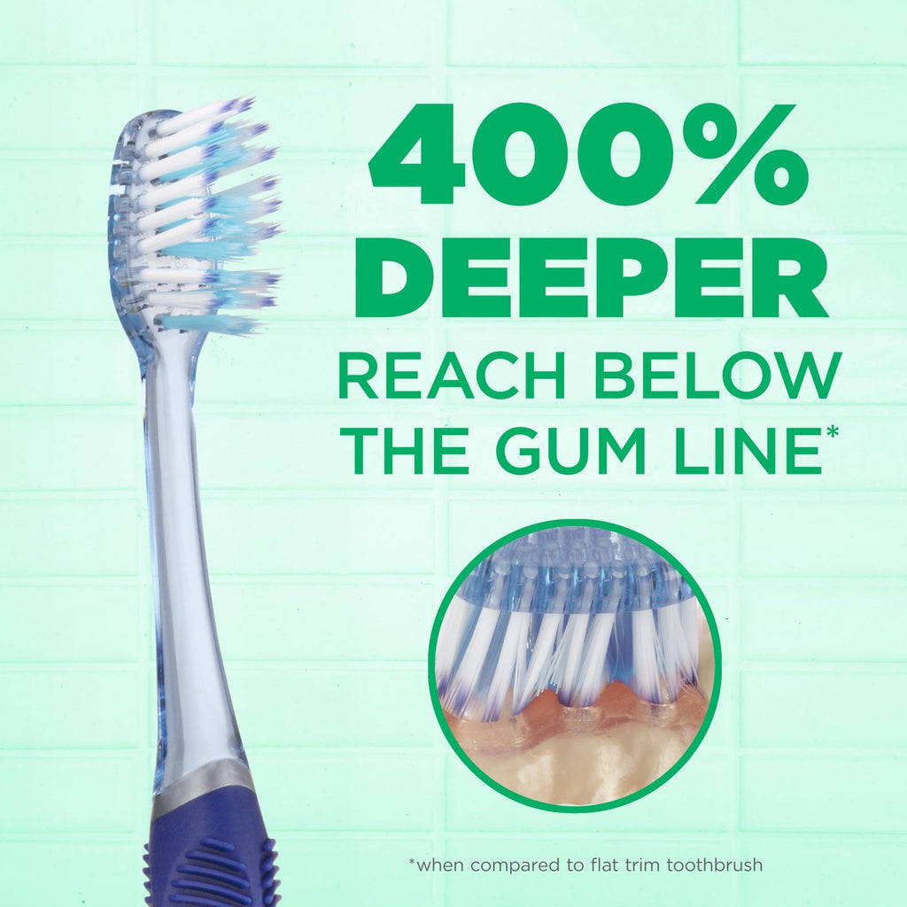 Soft Deep Clean Toothbrush with Compact Head for Adults