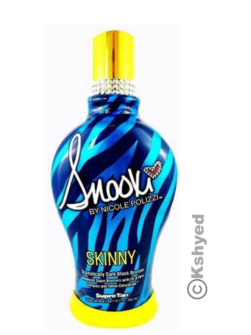 (1 Pack) Supre Snooki Ultra Dark Black Tanning Lotion - Bronzer for All Skin Types