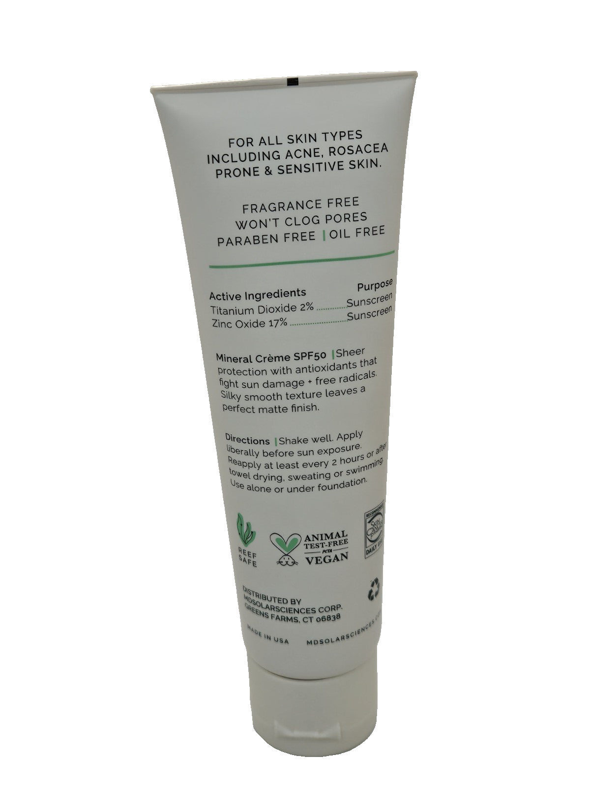 Mineral Sunscreen SPF 50 with Antioxidants, Hydrating & Matte Finish - 1.7 fl oz