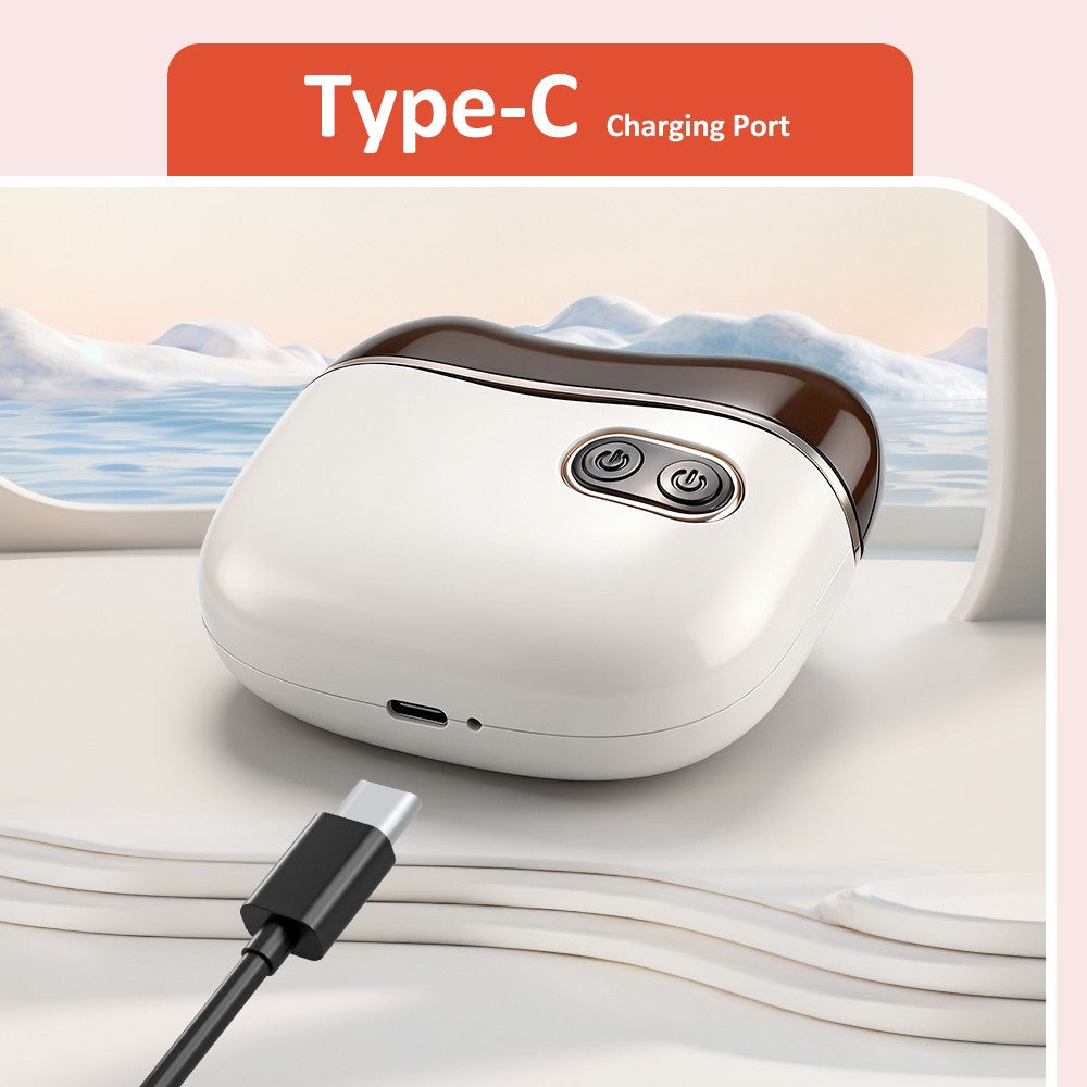 Electric Nail Clipper Polisher with Light - 2-in-1 Rechargeable Nail Trimmer for Kids Adults