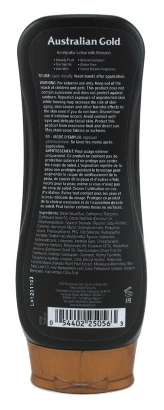 Australian Gold Dark Tanning Bronzing Accelerant Lotion 8oz - 2 Pack