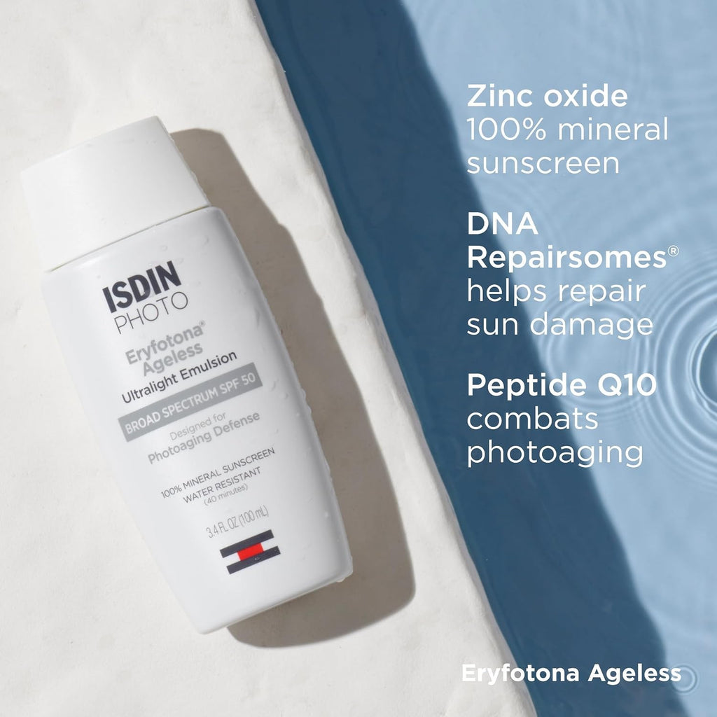 SPF 50 Tinted Sunscreen for Photoaging Repair - 100ml Ultralight Emulsion
