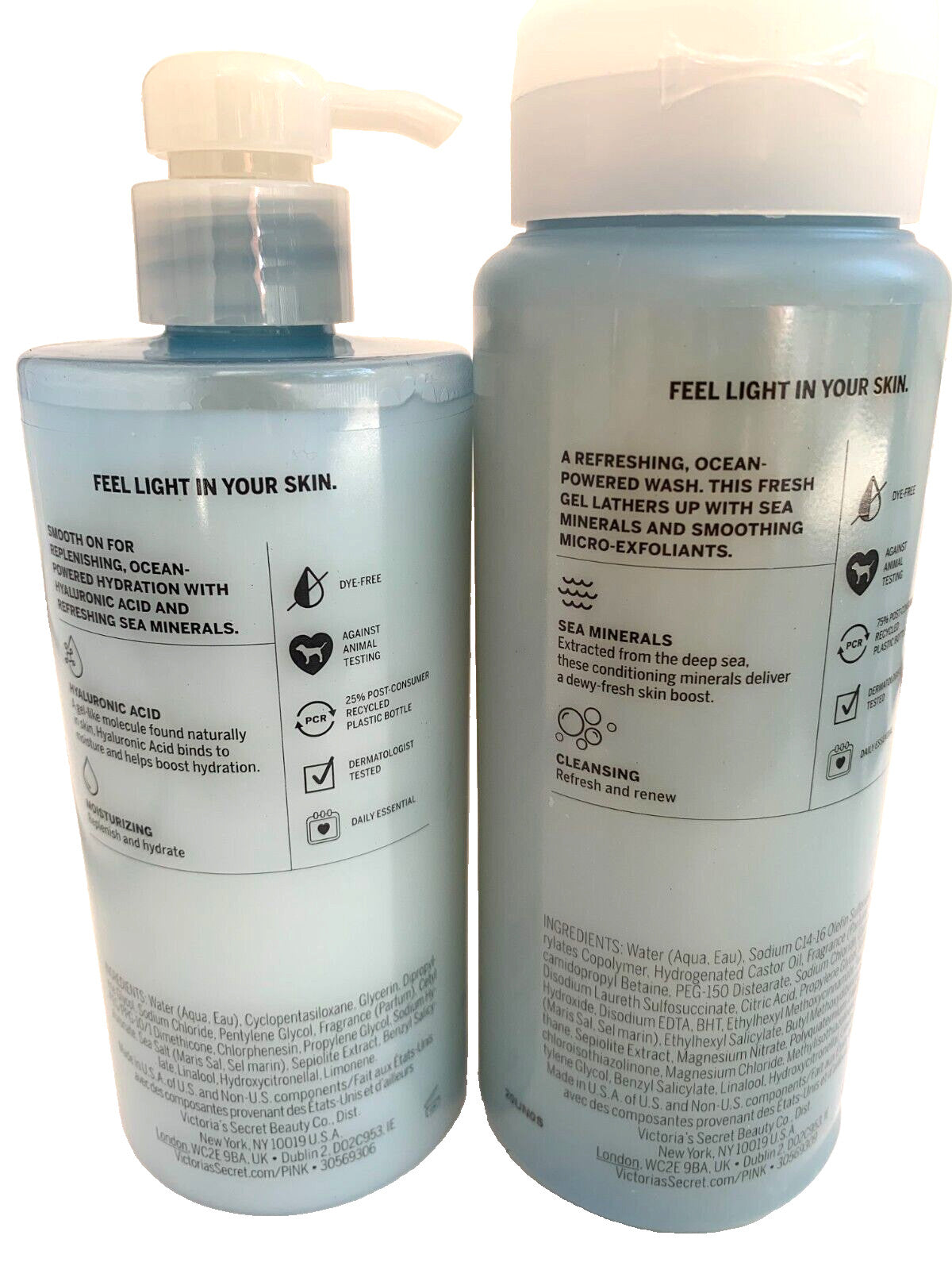 Refreshing Body Wash & Lotion Set - Hydrating Ocean-Inspired Formula