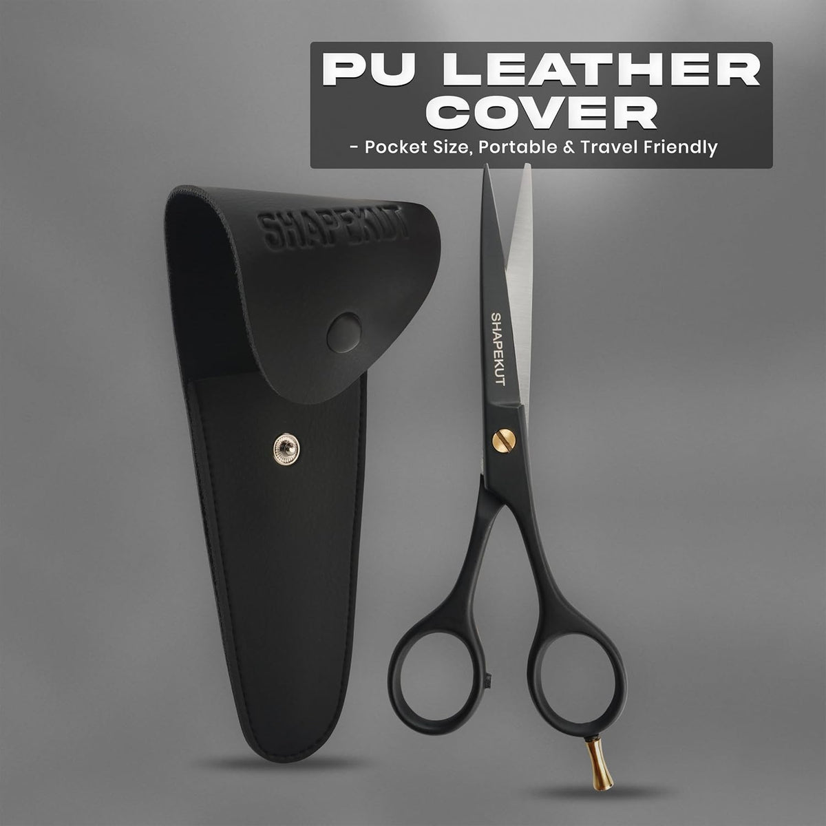Professional Haircut Scissors 6.5 Inch for Barbers and Home Use - High Carbon Steel