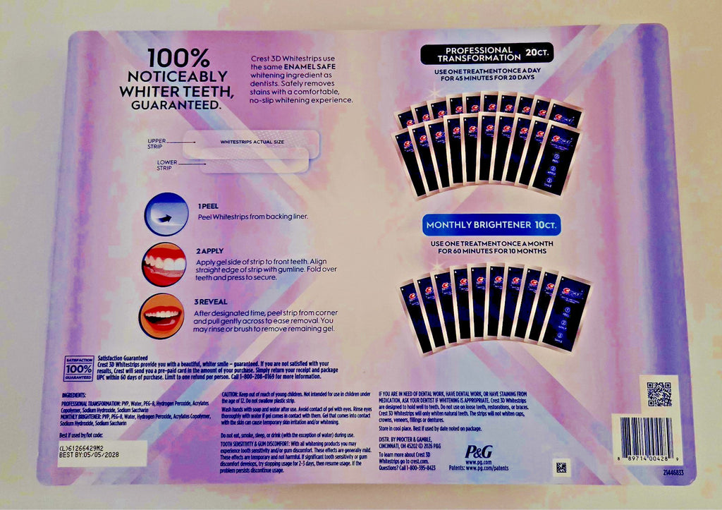 Kit with 40+20 Strips - Professional & Enamel Safe