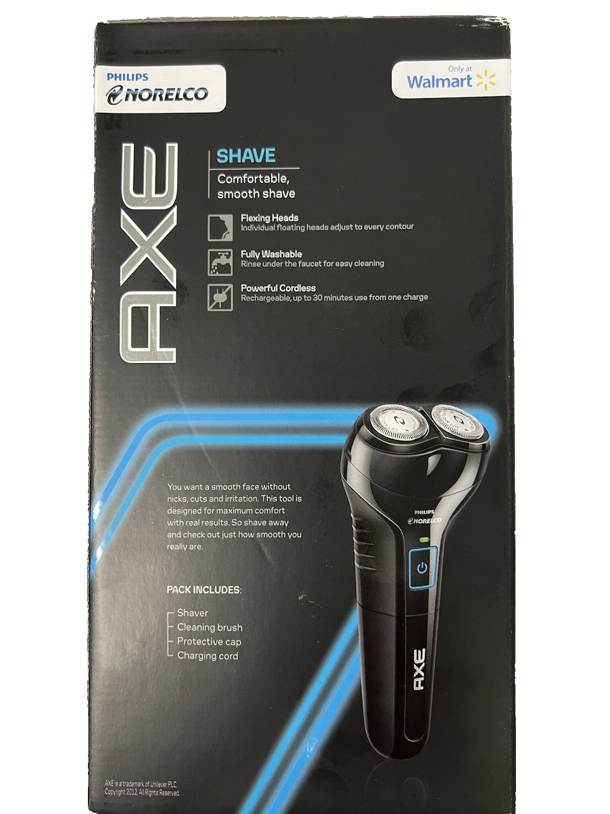 Philips Norelco Cordless Electric Shaver with Dual Heads - XA913/42