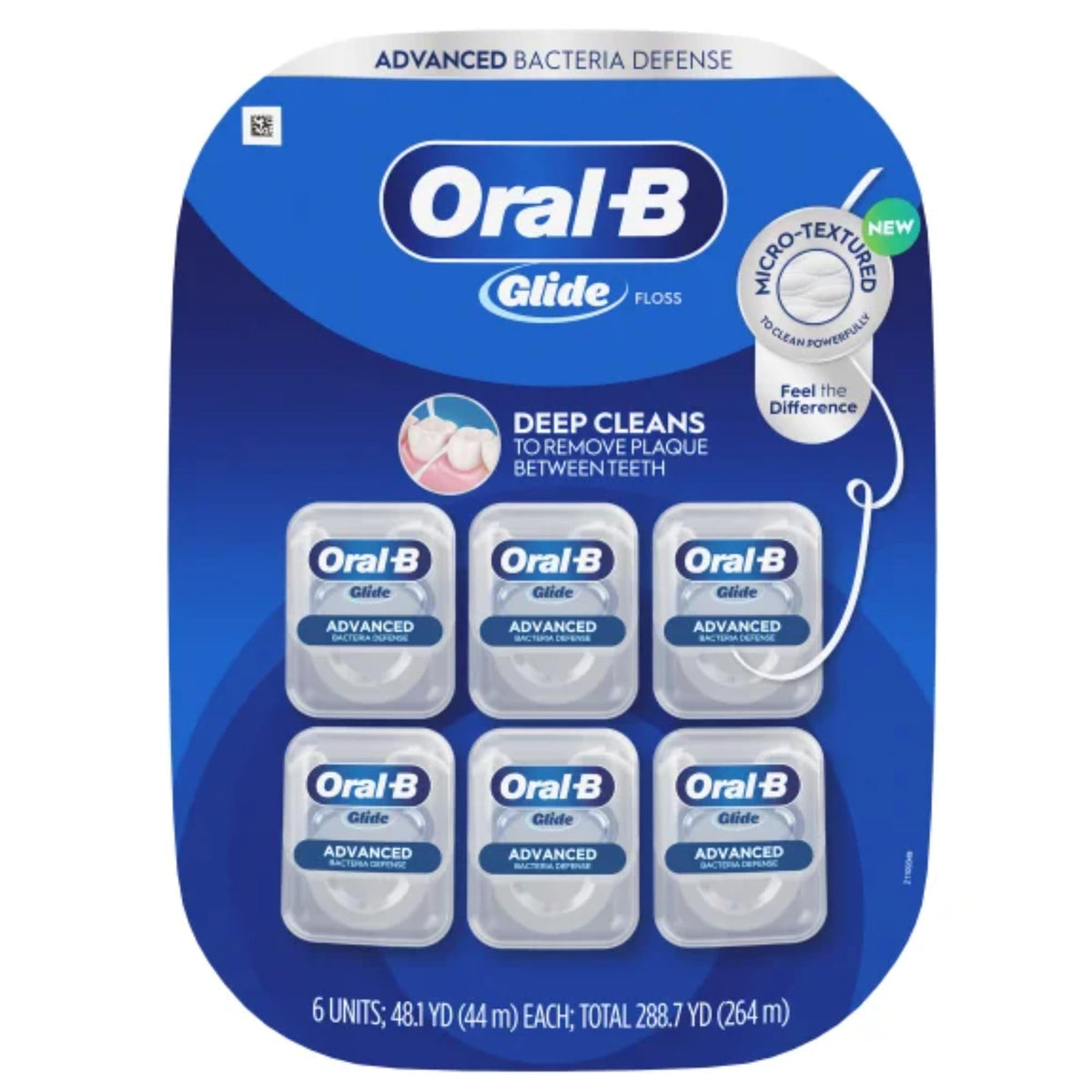 Dental Floss Pack of 6 - Advanced Plaque & Gum Care
